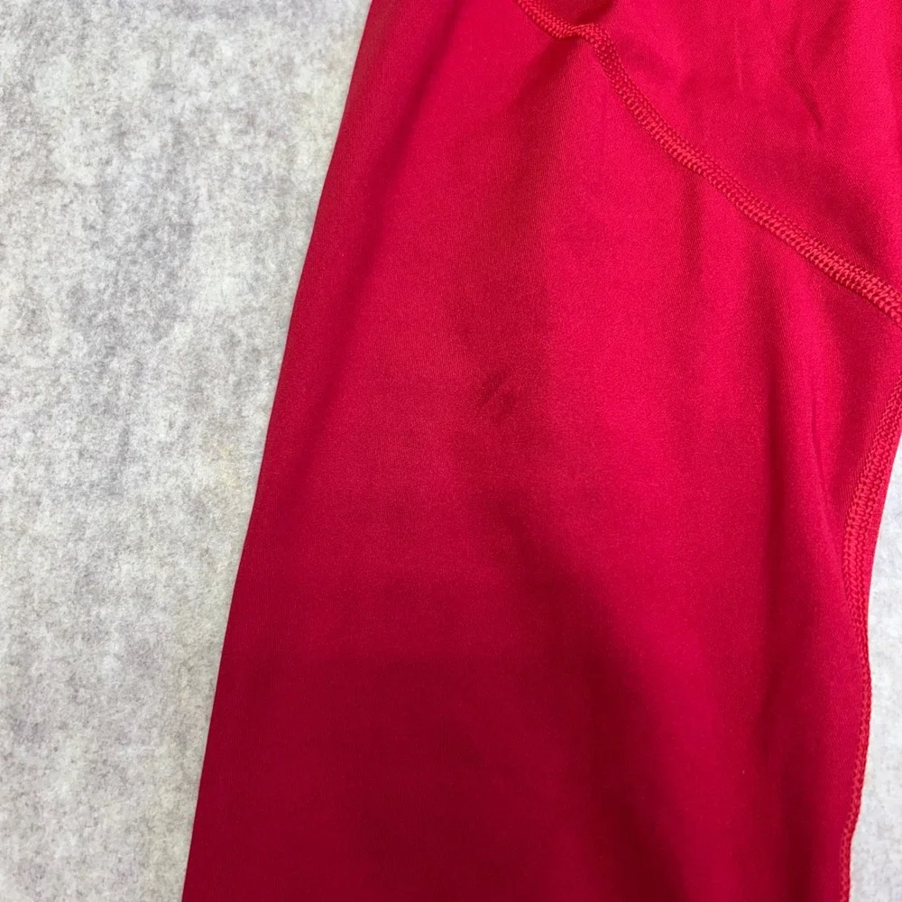 Adidas Alphaskin Aeroready Men's Red Athletic Compression Leggings Tights XL‎